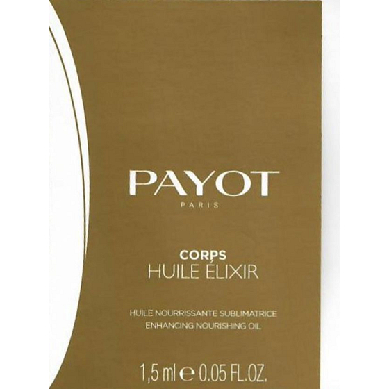 Payot Body Huile Elixir Pflegendes Öl für Gesicht, Körper und Haare mit Myrrhen- und Amyris-Extrakt 1,5 ml