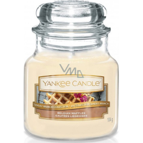 Yankee Candle Belgische Waffeln - Duftkerze für belgische Waffeln Klassisches kleines Glas 104 g