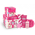 Grace Cole Big Top Reinigungsgel 50 ml + Körpercreme 50 ml + Badeschaum 50 ml + funkelnder Badeball 50 g + Nylonwaschlappen für Kinder, Kosmetikset