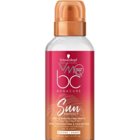Schwarzkopf Professional BC Bonacure Sun Schützen Sie wasserfesten Nebel, der durch Chlor, Sonne und Salzwasser gestresst ist, mit UV-Filtern 100 ml