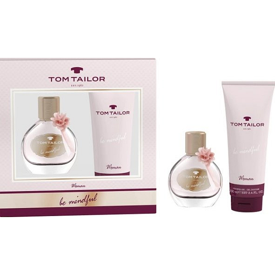 Tom Tailor Be Mindful Woman Eau de Toilette 30 ml + Duschgel 100 ml, Geschenkset