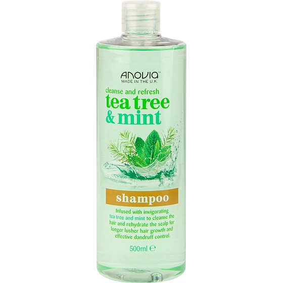 Anovia Teebaum & Minze Shampoo für Haare mit Teebaum und Minze 500 ml