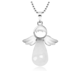 Quarz-Anhänger Engel Naturstein 4,2 x 3 cm, der perfekte Heiler