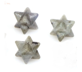 Labradorit merkaba hmatka Naturstein 13 mm, Stein der Transformation