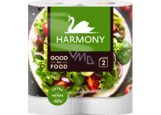 Harmony Good For Food 2-lagige Küchentücher, 2 Rollen