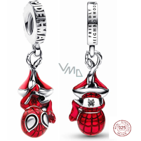 Charme Sterling Silber 925 Marvel Spiderman, Armband Anhänger Charme Sterling Silber 925 Marvel Spiderman, Armband Anhänger