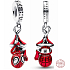Charme Sterling Silber 925 Marvel Spiderman, Armband Anhänger