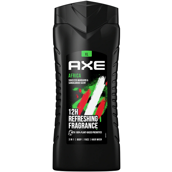 Axe Africa 3in1 Duschgel für Körper, Haare und Gesicht für Männer 400 ml