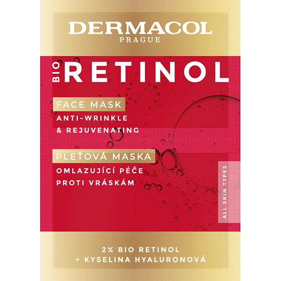Dermacol Bio Retinol Anti-Falten Verjüngungsmaske 2 x 8 ml