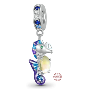 Charms Sterling Silber 925 Seepferdchen, Tierarmband Anhänger