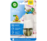 Air Wick Essential Oils Linen & White Orchid - Prádlo a orchidej elektrický osvěžovač vzduchu komplet 19 ml