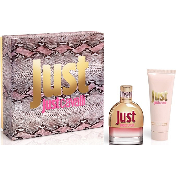 Roberto Cavalli Nur Cavalli Eau de Toilette 50 ml + Körperlotion 75 ml, Geschenkset für Frauen
