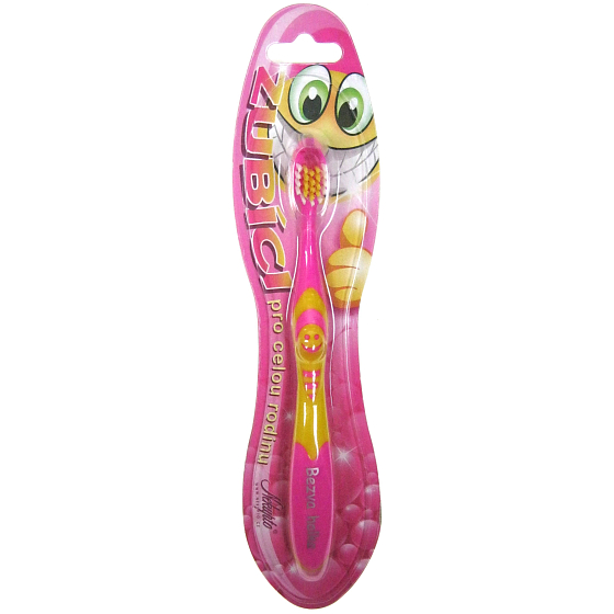 Nekupto Zähne Zahnbürste für Kinder mit der Aufschrift Crack Girl Soft 1 Stück