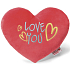 Nici Love You Kissen Plüsch Herz 25 cm