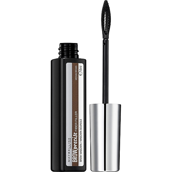 Maybelline Brow Präzise Faserfüller-Füllwimperntusche für Augenbrauen 05 Mittelbraun 8 ml