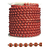 Rote Plastikkette, dekorativ 3 m