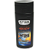 GIFT Str8 Active Reload Mini-Duschgel für Haar und Körper für Männer 50 ml