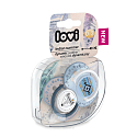Lovi Indian Summer Tröster Silikon Dynamic Blau für Kinder 0-3 Monate 2 Stück