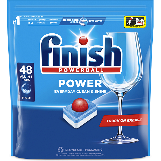 Finish Geschirrspültabs All in 1 Max, 48 Stk