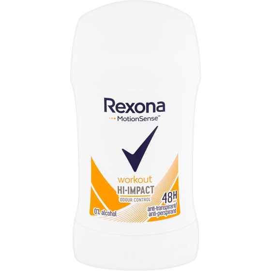 Rexona WorkOut Hi-Impact fester Antitranspirant-Stick mit 48-Stunden-Effekt für Frauen 40 ml