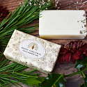 Englische Seife Vintage Frohe Weihnachten natürliche parfümierte Toilettenseife mit Sheabutter 190 g