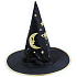Rappa Halloween Hexenhut für Kinder 19 cm