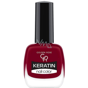 Golden Rose Keratin Nagelfarbe Nagellack 41 Dunkelrot 10,5 ml