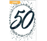 Nekupto 50 Jahre Jubiläumskarte 115 x 170 mm