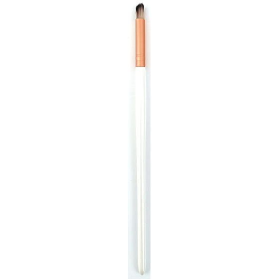 Kosmetikpinsel für Lidschatten rund abgeschrägt Rosegold 16,5 cm