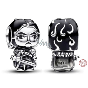 Charme Sterling Silber 925 Game of Thrones Joh Snow, Armband Perle, Film Charme Sterling Silber 925 Game of Thrones Joh Snow, Armband Perle, Film