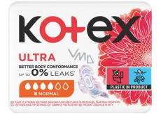 Kotex Ultra Normal dámské hygienické vložky s křidélky 8 kusů