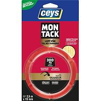 Ceys Montack Express doppelseitiges Montageband, 19 mm × 2,5 m