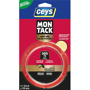 Ceys Montack Express doppelseitiges Montageband, 19 mm × 2,5 m