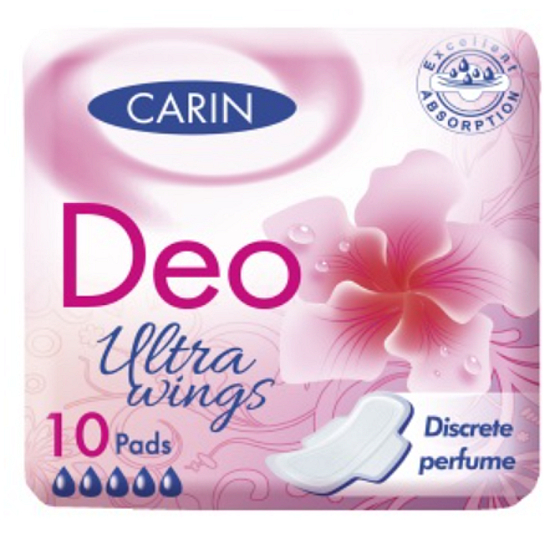 Carine Ultra Wings Deo Intimpolster 10 Stück