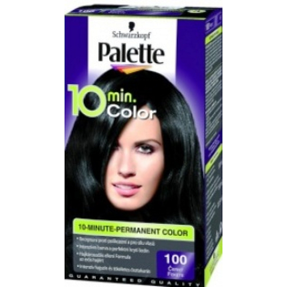 Schwarzkopf Palette 10 Minuten Haarfarbe Farbe 100 Schwarz