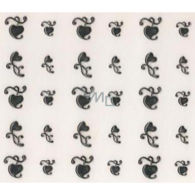 Absolute Cosmetics Nail Art selbstklebende Nagelaufkleber NT001 1 Blatt