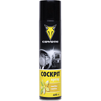 Coyote Cockpit Spray Vanille zur Innenreinigung, 400 ml