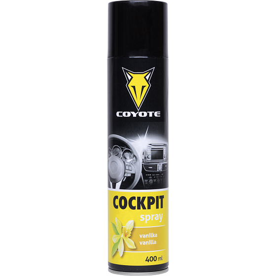 Coyote Cockpit Spray Vanille zur Innenreinigung, 400 ml