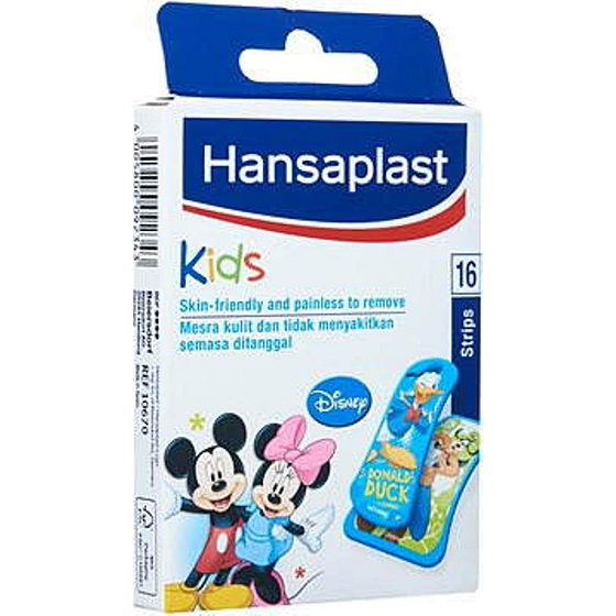 Hansaplast Disney Mickey Mousse Patches mit einem Kindermotiv von 16 Stück