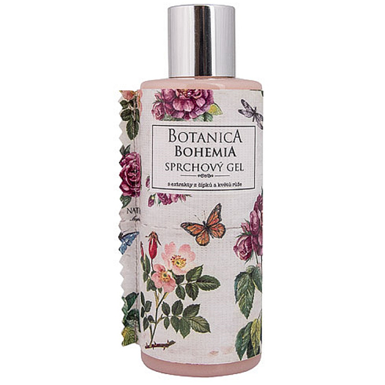 Böhmen Geschenke Botanica Hagebutte und Rose Duschgel 200 ml