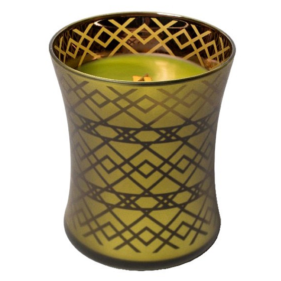 WoodWick Apple Basket Duftkerze mit Holzdocht und Deckel Glas mittel 275 g Herbst limitiert 2018