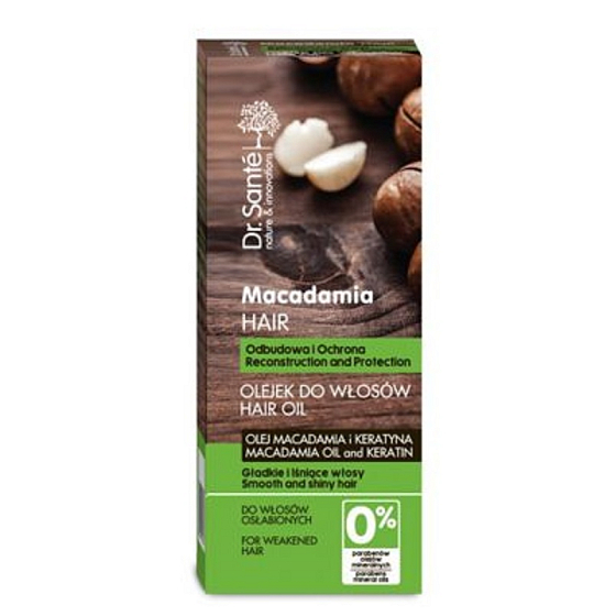 Dr. Santé Macadamia Hair Macadamiaöl und Keratin Haaröl für geschwächtes Haar 50 ml