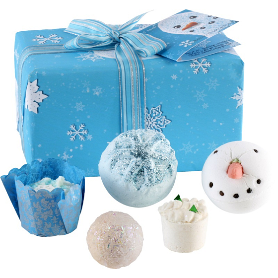 Bomb Cosmetics Snow - Lass es schneien Ballistic 2x160 g + Ball 30 g + Block 50 g + Block 85 g, Kosmetikset