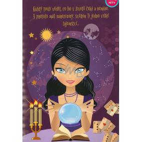 Albi Spielkarte im Umschlag Zum Geburtstag der Wahrsagerin Was die Richter uns wünschten Karel Got und Lucie Bílá 14,8 x 21 cm