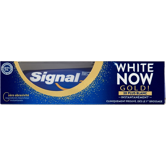 Signal White Now Gold Zahnpasta 75 ml
