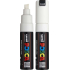 Posca Universal-Acrylmarker mit breiter, geschnittener Spitze 8 mm Weiß PC-8K