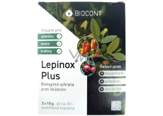 Biocont Lepinox Plus Insektizid zum Pflanzenschutz gegen Raupenschädlinge 3 x 10 g