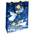 Nekupto Geschenkpapierbeutel mit Prägung 17,5 x 11 x 8 cm Weihnachtsengel