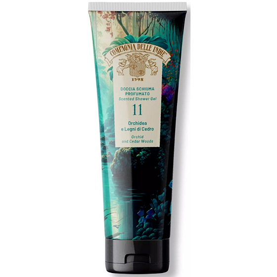 Compagnia Delle Indie 11 Orchidee und Zedernholz parfümiertes Duschgel 250 ml