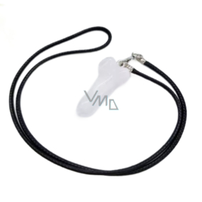 Křemen Penis amulet pro plodnost, přívěsek přírodní kámen ručně broušený 3 cm, nejdokonalejší léčitel Křemen Penis amulet pro plodnost, přívěsek přírodní kámen ručně broušený 3 cm, nejdokonalejší léčitel